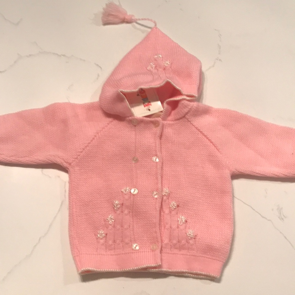 ❗️LAST CHANCE❗️Baby Girl Hooded Sweater - Picture 1 of 4